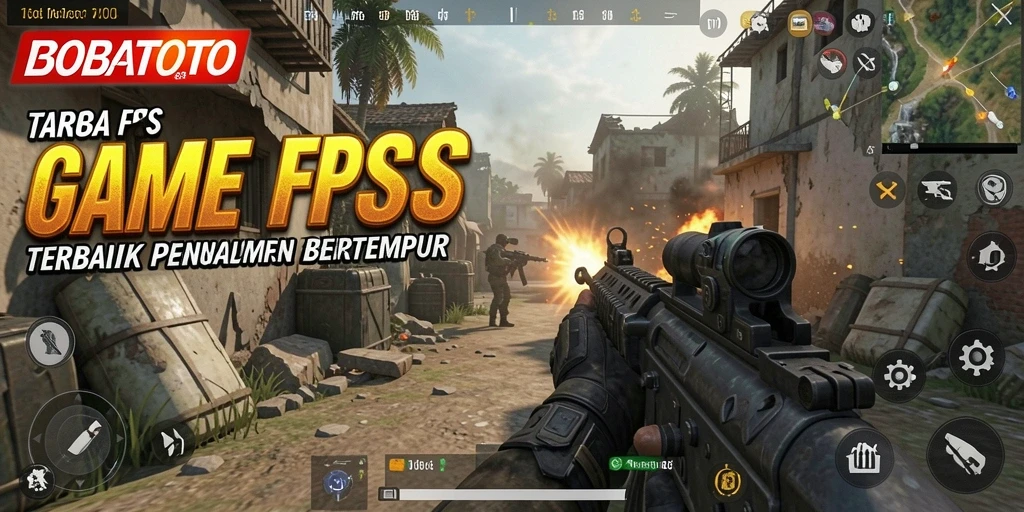 Screenshot menampilkan aksi intens gameplay BOBATOTO.