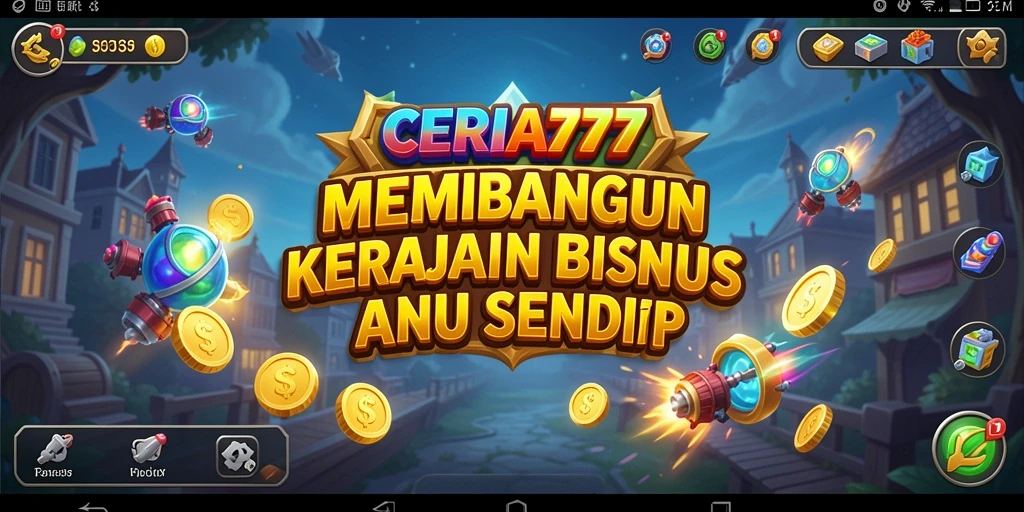 Tampilan menarik dari gameplay <strong>CERIA777</strong> yang menggambarkan manajemen bisnis.