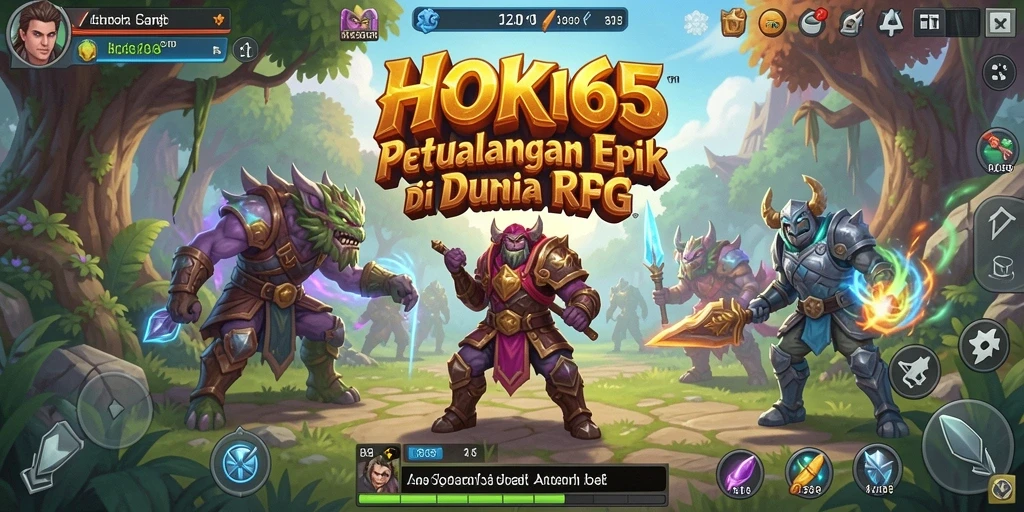 Screenshot gameplay HOKI65 menampilkan aksi pertempuran mendebarkan.