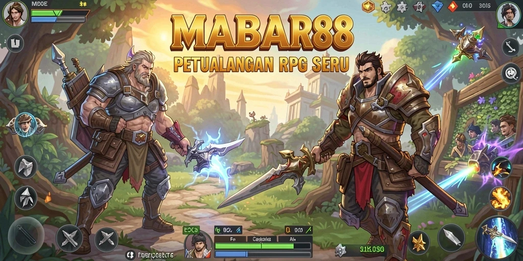 Tampilan gameplay MABAR88 yang menakjubkan dalam dunia RPG.