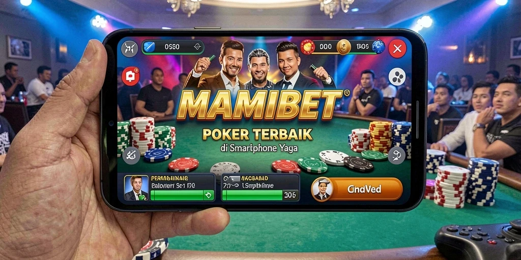 Gameplay poker mendebarkan di aplikasi MAMIBET.