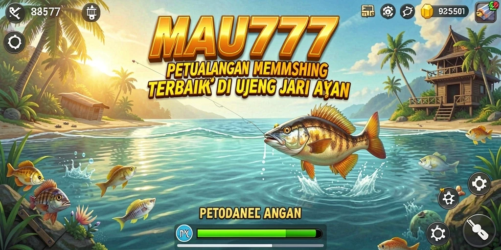 Tampilan gameplay Fishing yang seru dan mendebarkan di MAU777.