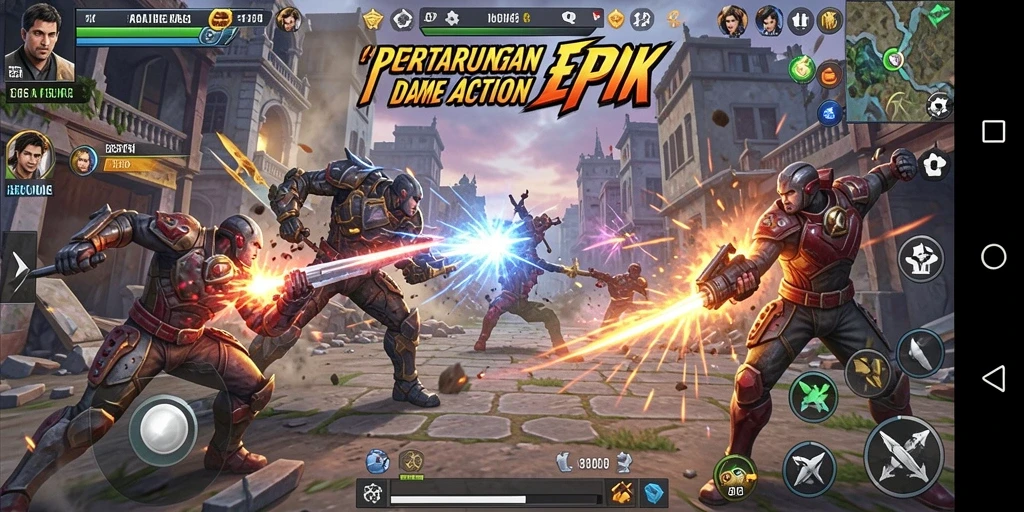T6: Menampilkan aksi pertarungan yang mendebarkan dan grafis menawan.
